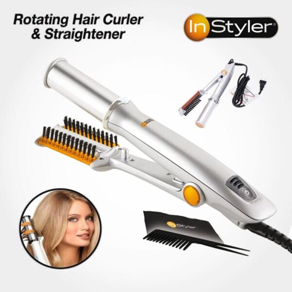 3-in-1 Professional Hair Straightener & Curler