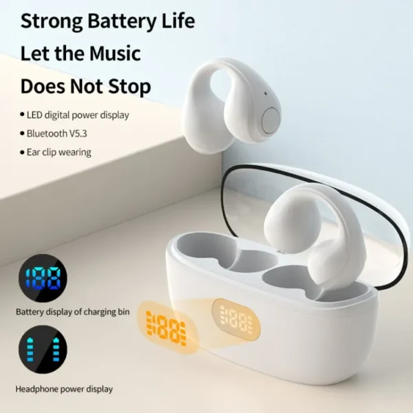 Ear Cuff Wireless Earbuds – Bluetooth 5.3 - Image 2