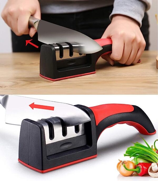 3-in-1 Diamond Knife Sharpener & Peeler