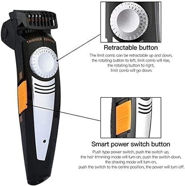 Cordless Electric Shaver & Clippers Travel Kit - Image 6