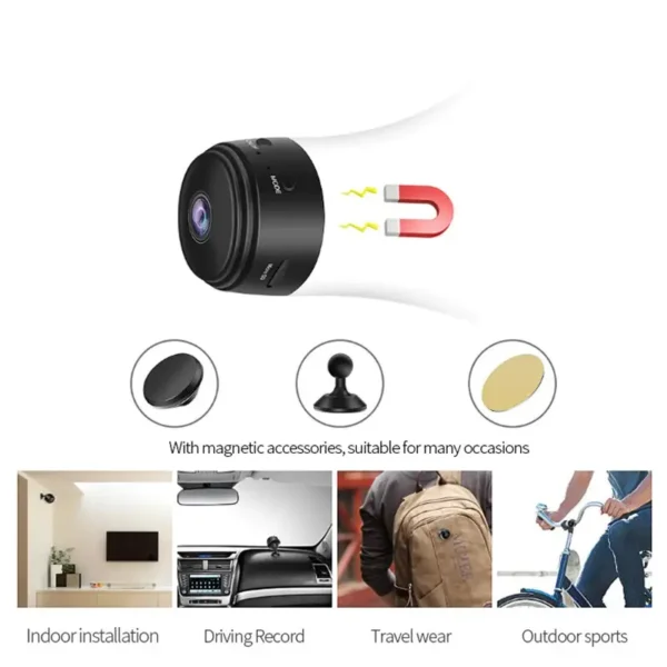 A9 Mini HD 1080p WiFi Spy Camera with Motion Detection & Night Vision - Image 6