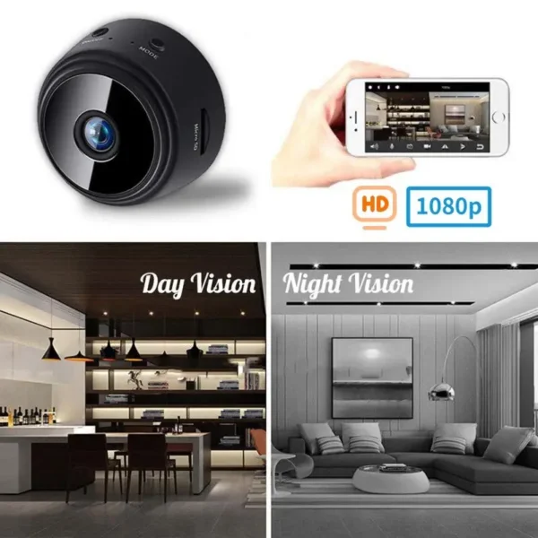 A9 Mini HD 1080p WiFi Spy Camera with Motion Detection & Night Vision - Image 5
