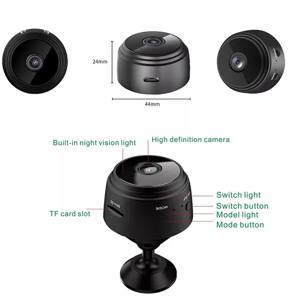 A9 Mini HD 1080p WiFi Spy Camera 9