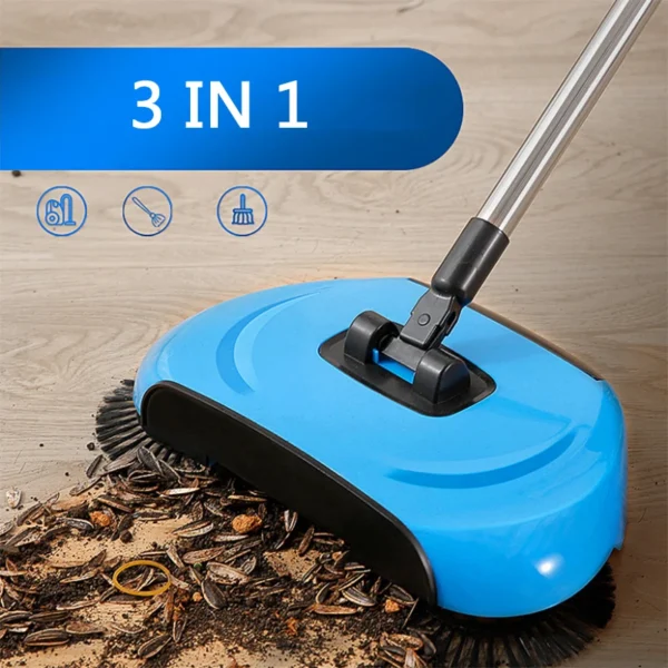 Hand-Push Stainless Steel Vacuum