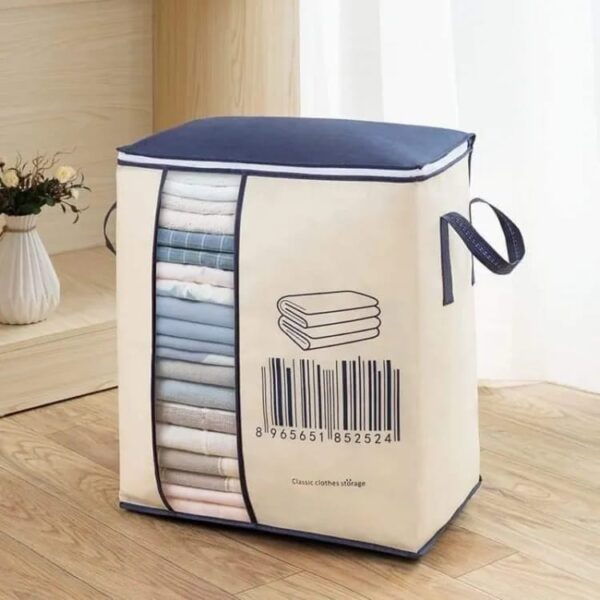 Large Non-Woven Portable Clothes Storage Bag