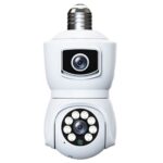 4K Dual-Lens WiFi Bulb Camera - 360° Rotation