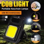 500 Lumens Mini Pocket COB LED Keychain Light