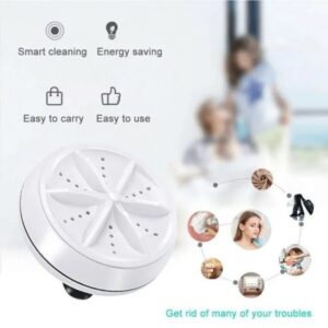 portable ultrasonic usb turbo washing machine mini washer 5