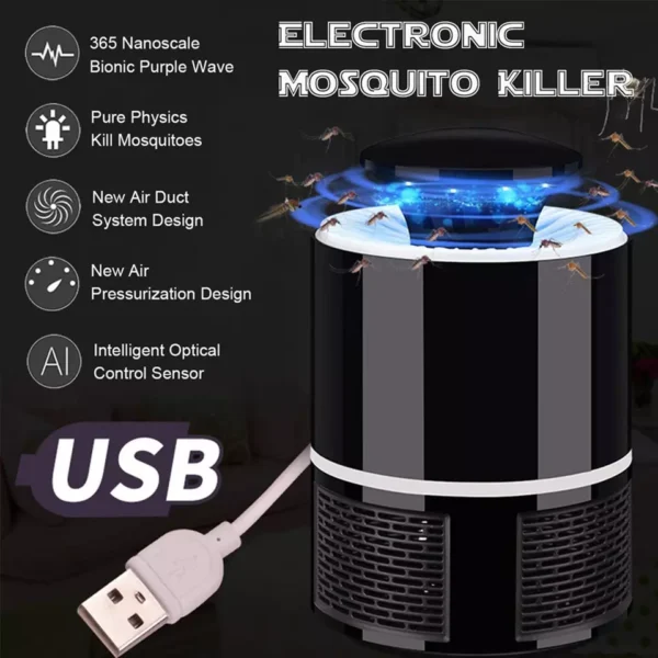 Mosquito Trap Lamp | USB UV Bug Repellent - Image 10