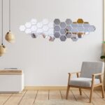 Hexagon Acrylic Mirror Wall Stickers