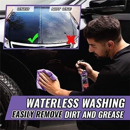 3-in-1 High Protection Ceramic Car Coating Spray for Wax & Plastic Parts (100ml) - Image 2